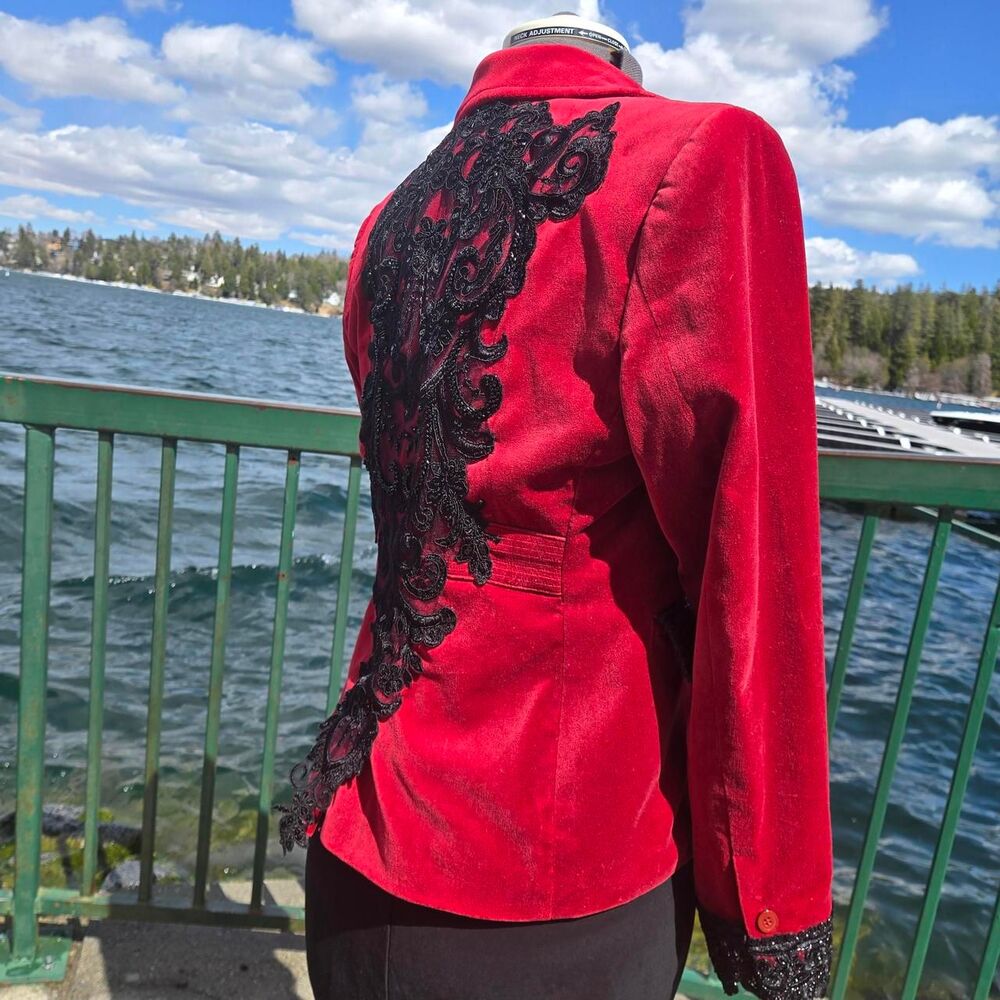 Women's Red Jacket - Picture 3 of 3